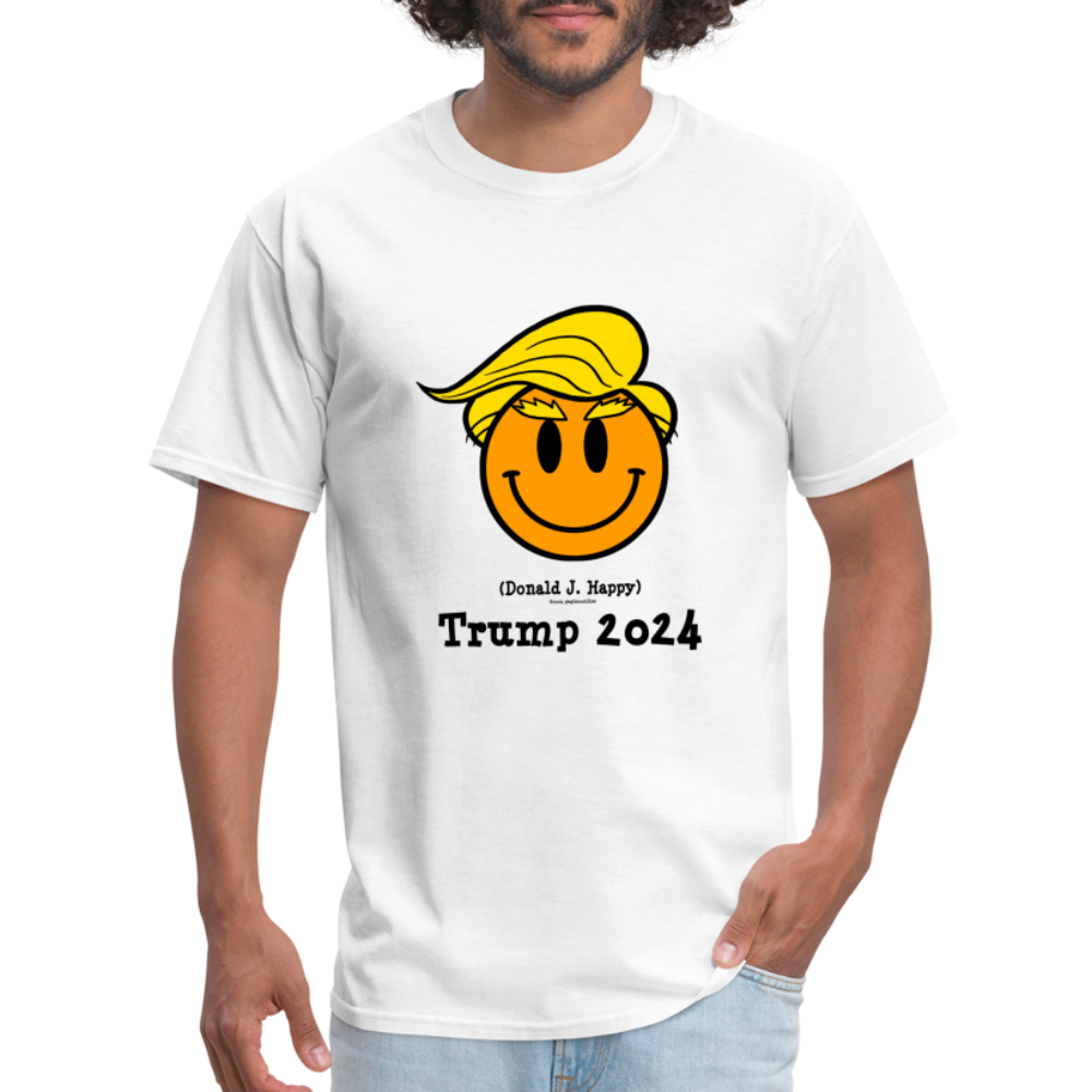 Donald J Happy "Trump 2024" T-Shirt - white