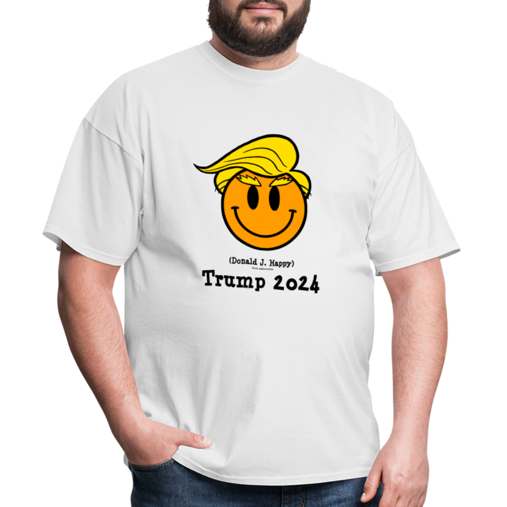 Donald J Happy "Trump 2024" T-Shirt - white