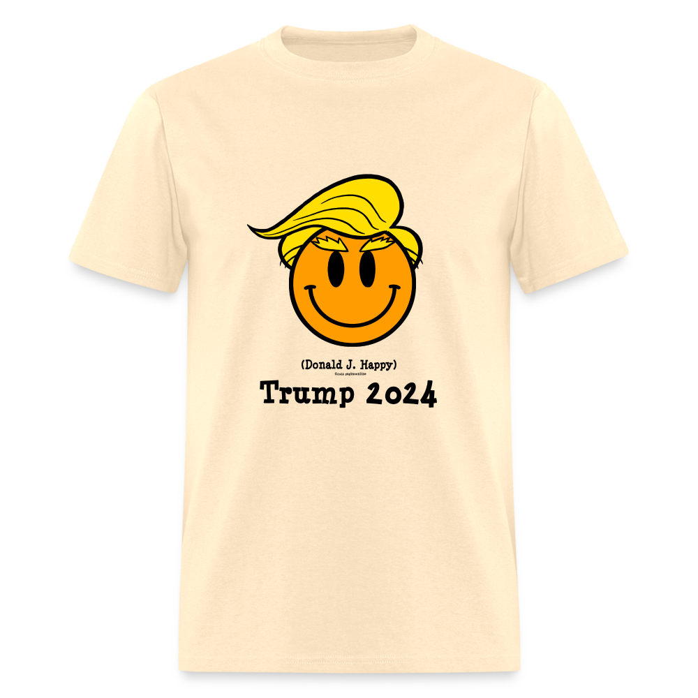 Donald J Happy "Trump 2024" T-Shirt - natural