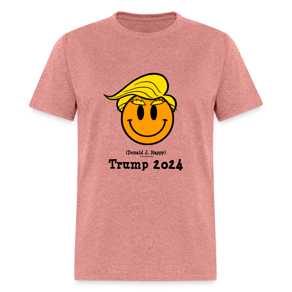 Donald J Happy "Trump 2024" T-Shirt - heather mauve