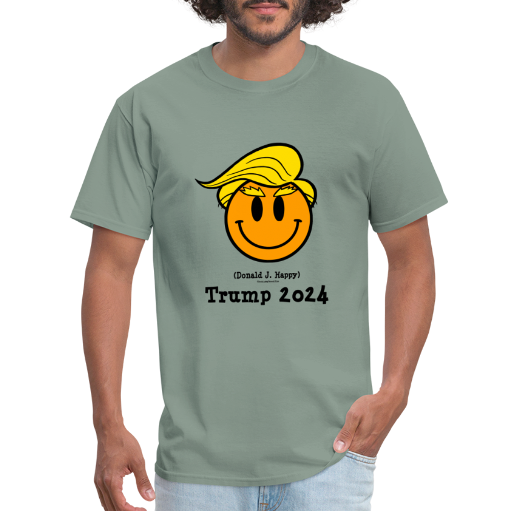 Donald J Happy "Trump 2024" T-Shirt - sage