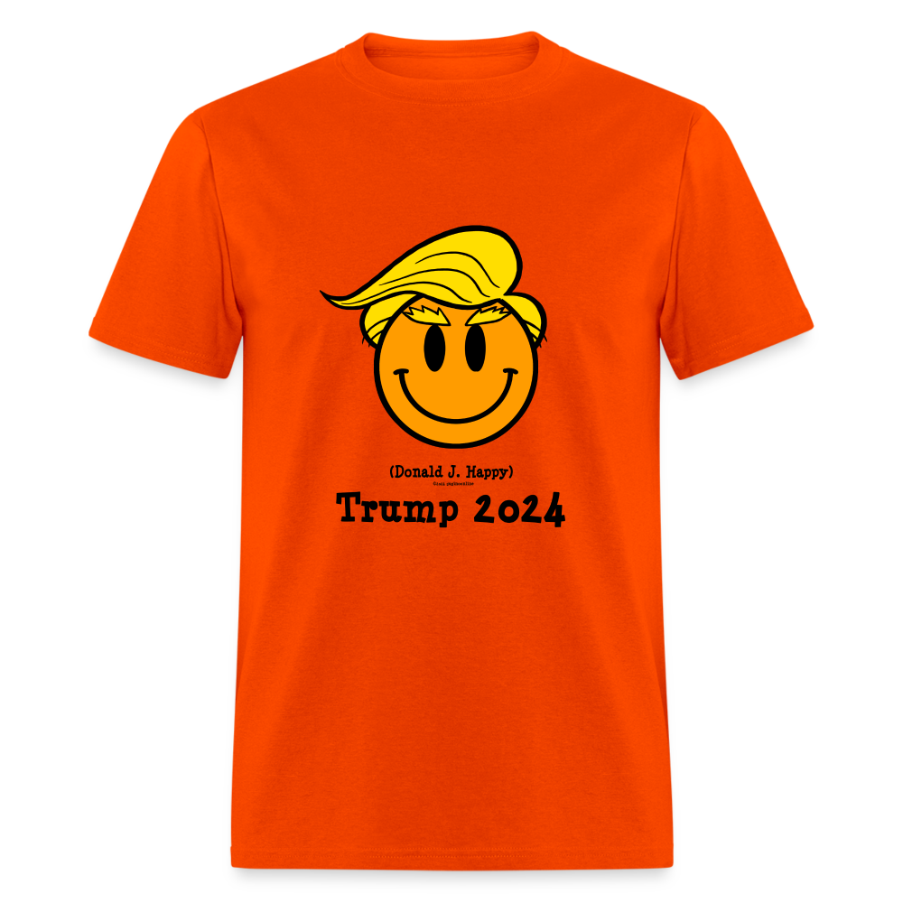 Donald J Happy "Trump 2024" T-Shirt - orange