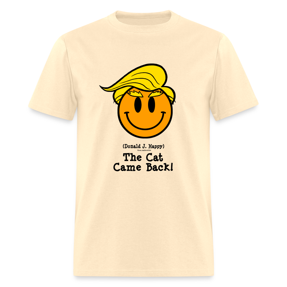 Donald J Happy "The Cat Came Back" T-Shirt - natural