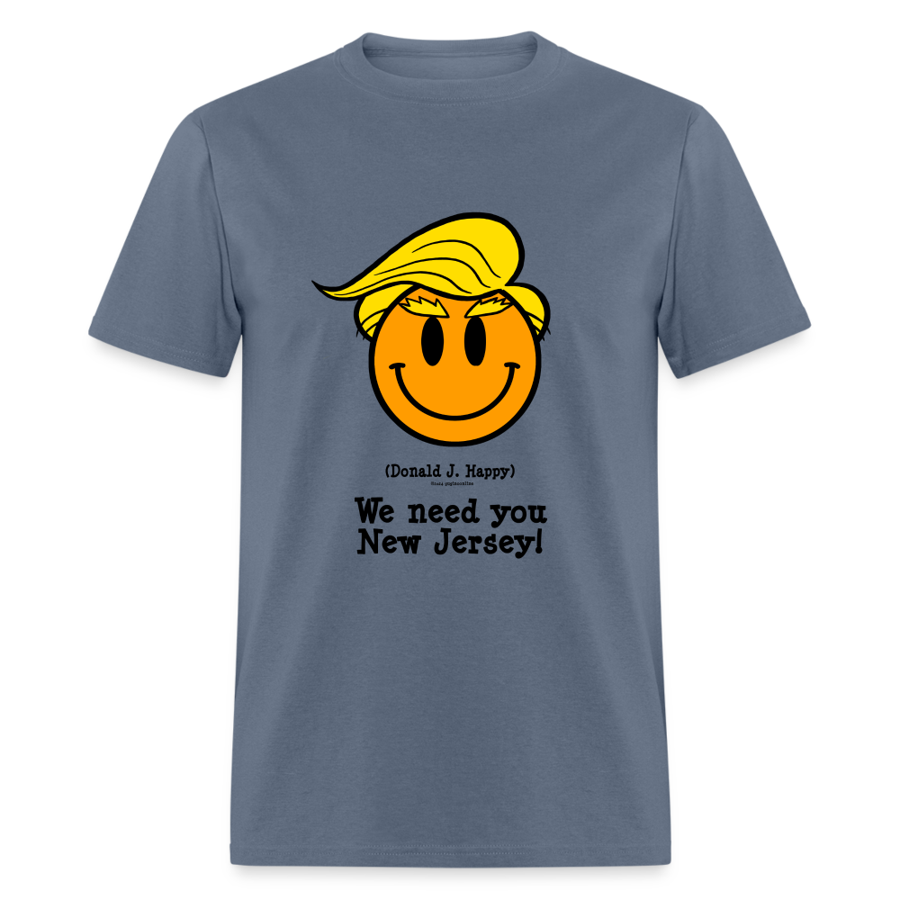 Donald J Happy "We need you New Jersey" T-Shirt - denim