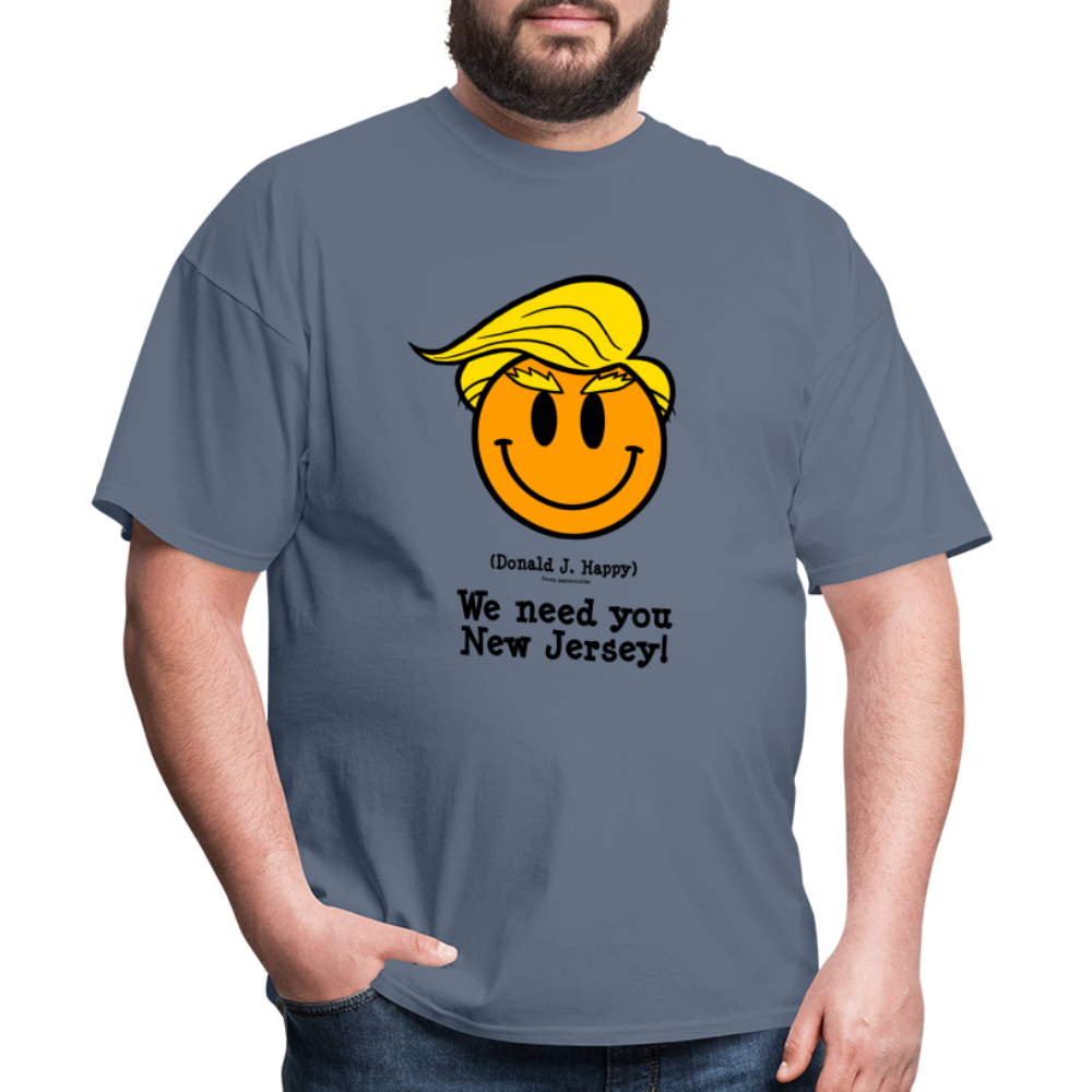 Donald J Happy "We need you New Jersey" T-Shirt - denim